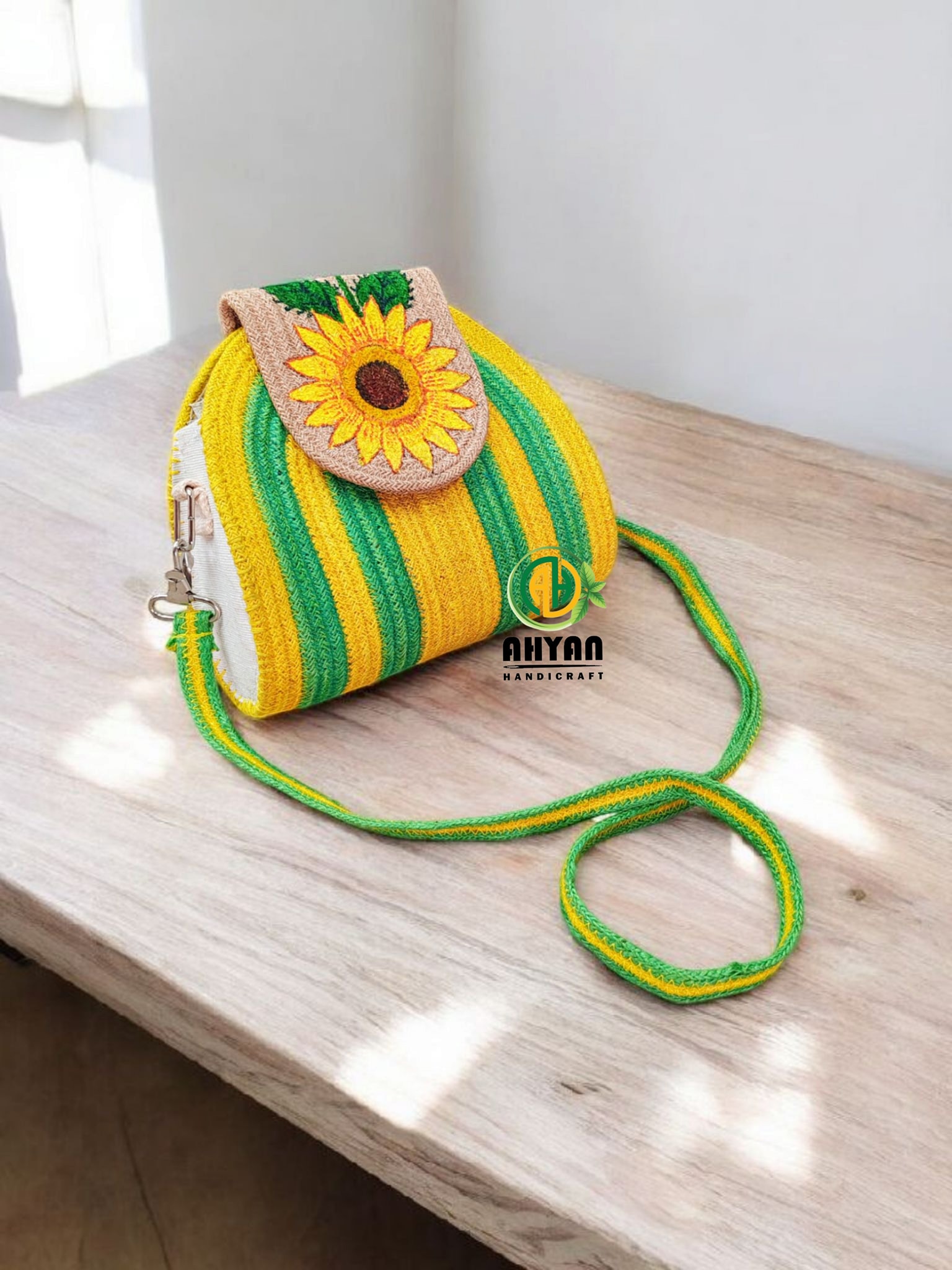 👜 Natural Elegance Jute Handbag for Women | Eco-Chic Daily & Travel Bag #SustainableStyle #Handcrafted - Image 3