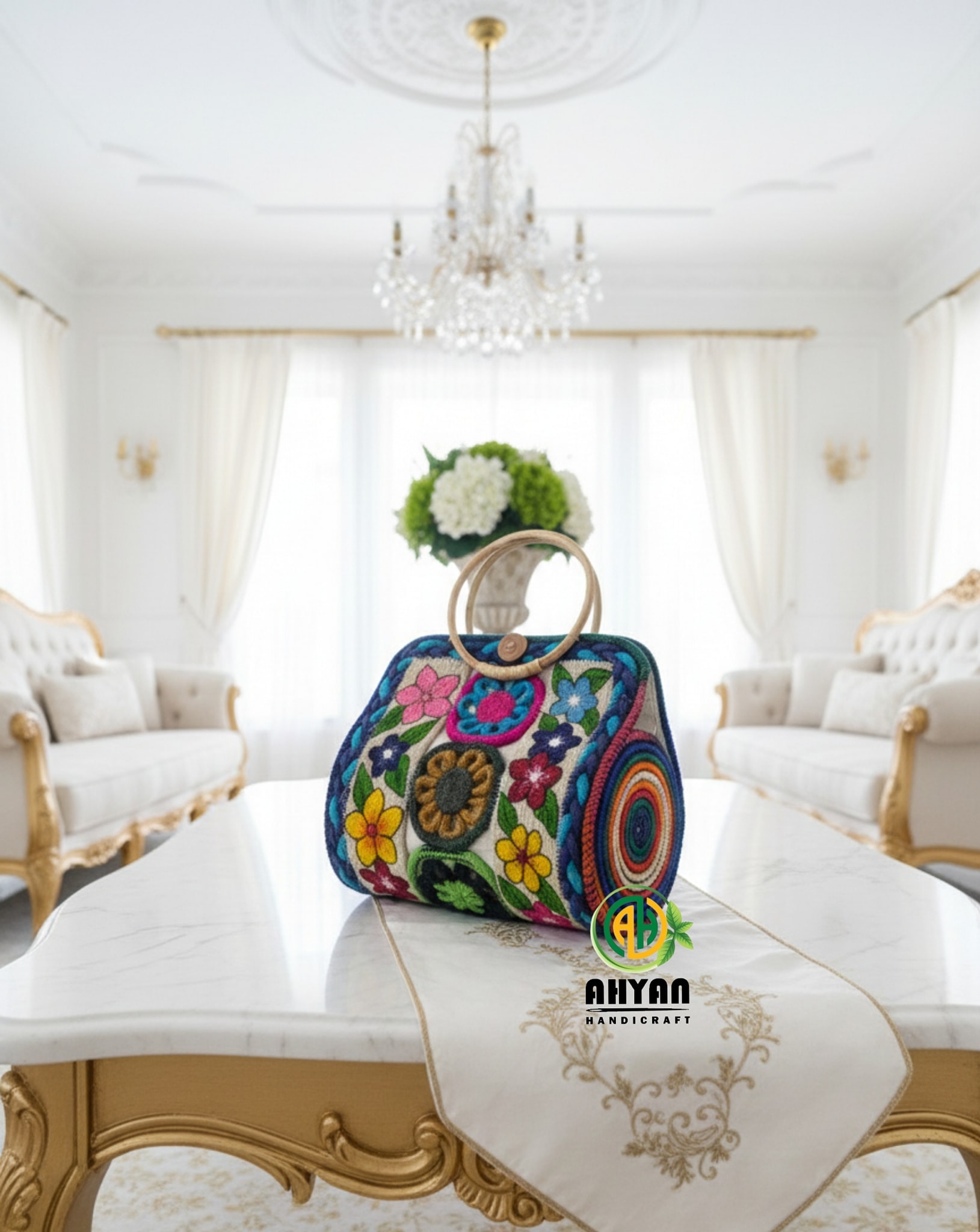 Premium Ladies Jute Shoulder Bag | Stylish Beach, Hand & Purse Bag #EcoFriendly #JuteBag - Image 3